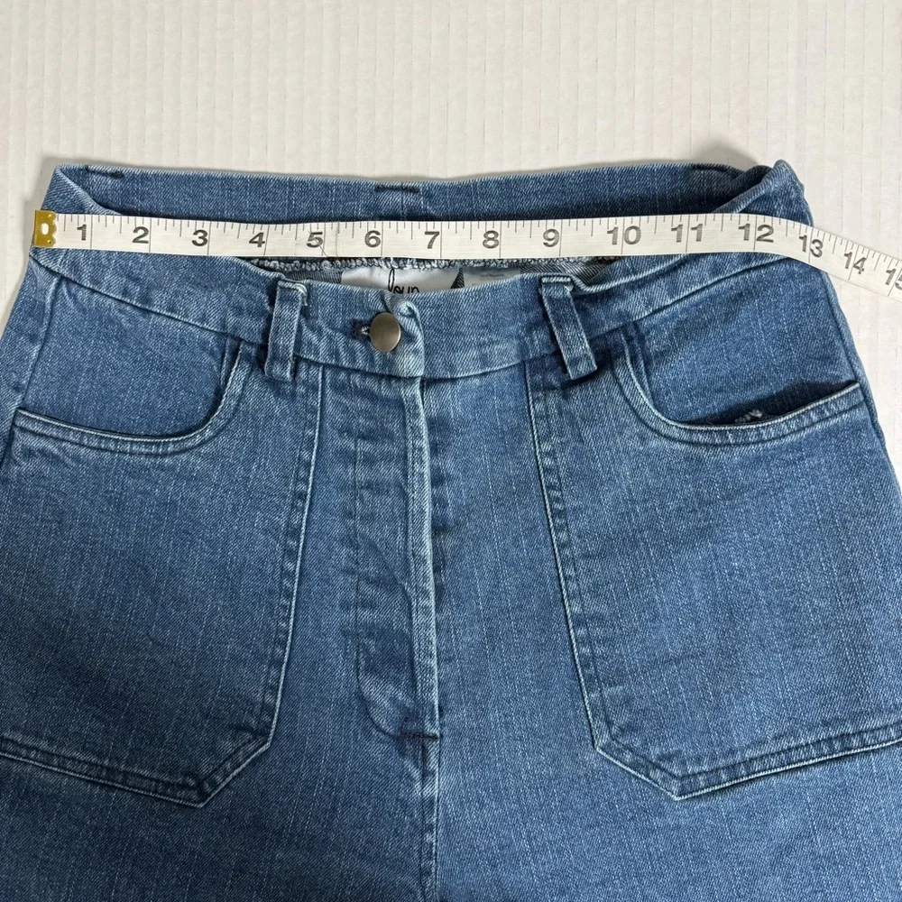 Loup $168 Simone Blue Wide Leg Jeans - Picture 7 of 9